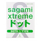Презерватив Sagami Xtreme Type-E с точками - 1 шт. - Sagami - купить с доставкой в Балаково