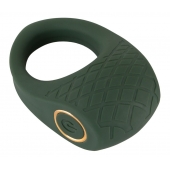 Зеленое эрекционное виброкольцо Luxurious Vibro Cock Ring - Orion - в Балаково купить с доставкой