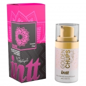 Возбуждающий гель Golden Chups с малиновым ароматом - 17 мл. - INTT - купить с доставкой в Балаково