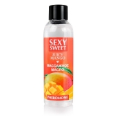 Массажное масло Sexy Sweet Juicy Mango с феромонами и ароматом манго - 75 мл. - Биоритм - купить с доставкой в Балаково