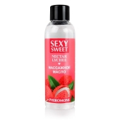 Массажное масло Sexy Sweet Nectar Lychee с феромонами и ароматом личи - 75 мл. - Биоритм - купить с доставкой в Балаково
