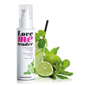 Съедобное согревающее массажное масло Love Me Tender Mojito с ароматом мохито - 100 мл. - Love to Love - купить с доставкой в Балаково
