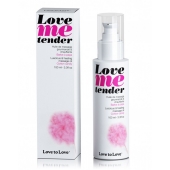 Съедобное согревающее массажное масло Love Me Tender Cotton Candy с ароматом сладкой ваты - 100 мл. - Love to Love - купить с доставкой в Балаково