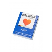 Презервативы с пупырышками Masculan Dotted - 3 шт. - Masculan - купить с доставкой в Балаково