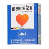 Презервативы с пупырышками Masculan Dotted - 3 шт. - Masculan - купить с доставкой в Балаково