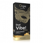 Съедобный гель Dual Vibe Pina Colada с эффектом вибрации и вкусом коктейля пина колада - 15 мл. - ORGIE - купить с доставкой в Балаково