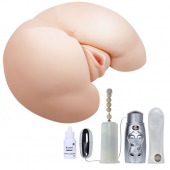 Вибрирующий мастурбатор-попка с ротацией и пультом управления - Baile - в Балаково купить с доставкой