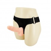 Поясной фаллос на черных трусиках - 15 см. - Baile - купить с доставкой в Балаково