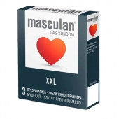 Презервативы увеличенного размера Masculan XXL - 3 шт. - Masculan - купить с доставкой в Балаково