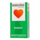 Презервативы анатомической формы Masculan Anatomic - 10 шт. - Masculan - купить с доставкой в Балаково