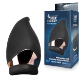 Черный вибромастурбатор Sex Expert - Sex Expert - в Балаково купить с доставкой