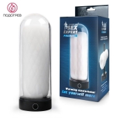 Оригинальный мастурбатор в колбе с нагревом - Sex Expert - в Балаково купить с доставкой