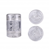 Прозрачный двусторонний мастурбатор Joy Cup - анус и рот - Erokay - в Балаково купить с доставкой