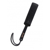 Черный кожаный пэддл - 37 см. - Pecado - купить с доставкой в Балаково