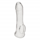 Прозрачная насадка на пенис Transparent Penis Enhancing Sleeve Extension - 15,9 см. - BlueLine - в Балаково купить с доставкой