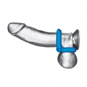 Комплект из 2 эрекционных колец-восьмерок 2-Pack Duo Cock And Ball Stamina Enhancement Ring - BlueLine - в Балаково купить с доставкой