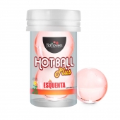 Лубрикант на масляной основе Hot Ball Plus с разогревающим эффектом (2 шарика по 3 гр.) - HotFlowers - купить с доставкой в Балаково