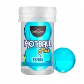 Лубрикант на масляной основе Hot Ball Plus с охлаждающим эффектом (2 шарика по 3 гр.) - HotFlowers - купить с доставкой в Балаково