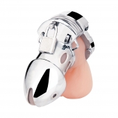 Клетка на пенис из металла Obedience Cock Cage - BlueLine - купить с доставкой в Балаково