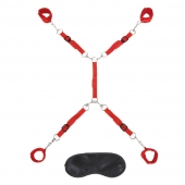 Красная фиксация на матрас Classic Bedspreader - Lux Fetish - купить с доставкой в Балаково