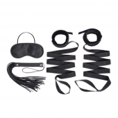 Эротический набор 4PC Bondage Bed Strap   Flogger Kit - Lux Fetish - купить с доставкой в Балаково