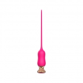 Розовый тонкий стимулятор Nipple Vibrator - 23 см. - I-MOON - купить с доставкой в Балаково