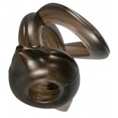 Черное эрекционное кольцо для пениса и мошонки - Orion - в Балаково купить с доставкой