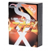 Презервативы Sagami Xtreme ENERGY с ароматом энергетика - 3 шт. - Sagami - купить с доставкой в Балаково
