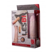 Женский страпон Harness с вагинальной пробочкой - 16,5 см. - LOVETOY (А-Полимер) - купить с доставкой в Балаково