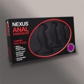 Набор из 3 массажеров простаты чёрного цвета NEXUS ANAL STARTER KIT - Nexus Range - в Балаково купить с доставкой