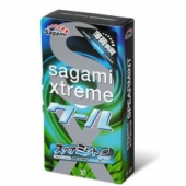 Презервативы Sagami Xtreme Mint с ароматом мяты - 10 шт. - Sagami - купить с доставкой в Балаково