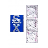 Розовые презервативы Sagami Xtreme FEEL FIT 3D - 3 шт. - Sagami - купить с доставкой в Балаково
