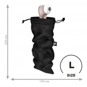 Черный мешочек для хранения игрушек Treasure Bag L - Satisfyer - купить с доставкой в Балаково
