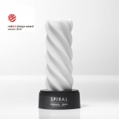 Белый 3D мастурбатор SPIRAL - Tenga - в Балаково купить с доставкой