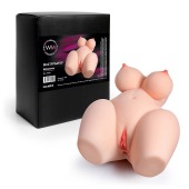 Телесный мастурбатор в форме пышного женского полуторса - Erowoman-Eroman - в Балаково купить с доставкой