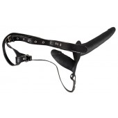 Женский страпон с вагинальной пробкой - 15 см. - Orion - купить с доставкой в Балаково