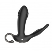 Черный вибромассажер простаты с эффектом маятника и пультом ДУ - 16 см. - Secwell - в Балаково купить с доставкой