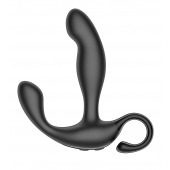 Черный вибромассажер простаты с эффектом фингеринга и пультом ДУ - Secwell - в Балаково купить с доставкой