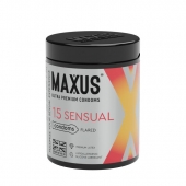 Анатомические презервативы MAXUS Sensual - 15 шт. - Maxus - купить с доставкой в Балаково
