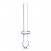 Анально-вагинальный двусторонний фаллоимитатор Classic - 23 см. - Glas