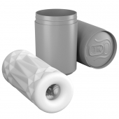 Белый компактный мастурбатор Maid Service в упаковке-банке - Baile - в Балаково купить с доставкой