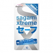 Презервативы Sagami Xtreme Ultrasafe с двойным количеством смазки - 10 шт. - Sagami - купить с доставкой в Балаково