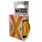 Презервативы анатомической формы Maxus Sensual - 3 шт. - Maxus - купить с доставкой в Балаково