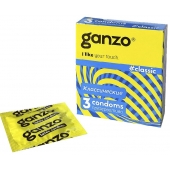 Классические презервативы с обильной смазкой Ganzo Classic - 3 шт. - Ganzo - купить с доставкой в Балаково
