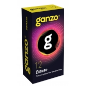 Презервативы анатомической формы с точечной и ребристой структурой Ganzo Extase - 12 шт. - Ganzo - купить с доставкой в Балаково