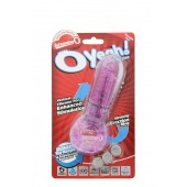 Фиолетовое эрекционное кольцо с вибрацией и пальчиком OYEAH PURPLE - Screaming O - в Балаково купить с доставкой