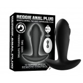 Черный массажер простаты с вибрацией, эффектом маятника и пультом ДУ - Secwell - в Балаково купить с доставкой