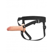 Полый страпон на ремнях 6’’ Hollow Silicone Strap-on - Pipedream - купить с доставкой в Балаково