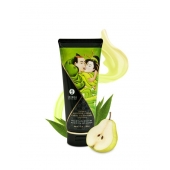 Массажный крем для тела с ароматом груши и зелёного чая Pear   Exotic Green Tea - 200 мл. - Shunga - купить с доставкой в Балаково
