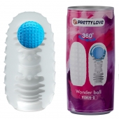 Мастурбатор с шариком внутри Wonder ball - Baile - в Балаково купить с доставкой